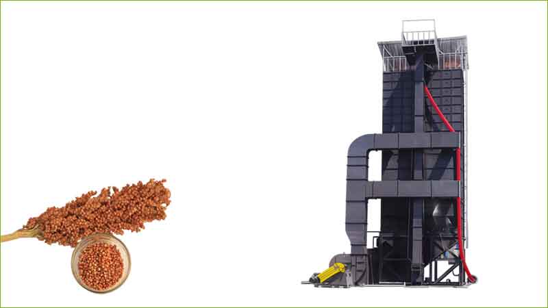 sorghum dryer machine